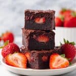 Chocolate-Covered Strawberry Brownies Recipe