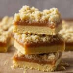 Salted Caramel Butter Cake Bars Recipe