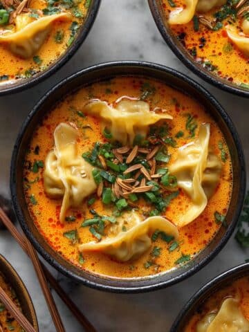Quick Coconut Curry Soup with Dumplings Recipe