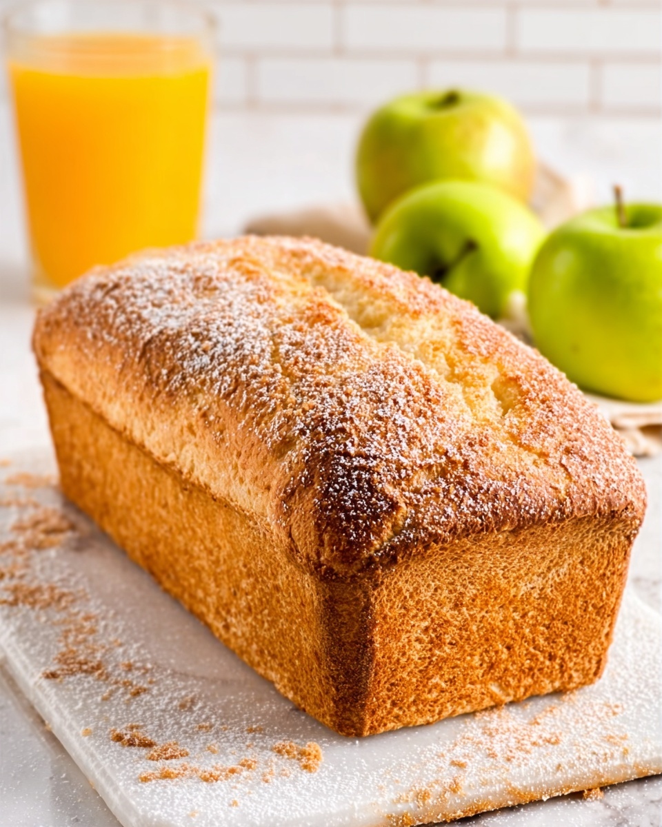 The image shows six rectangular slices of a brown cake stacked unevenly on a white marbled surface. Each slice is topped with a layer of powdered sugar, giving a dusted white look. The cake texture appears soft and slightly crumbly with a darker brown top and lighter brown inside. The slices are arranged in two overlapping rows, creating a neat but casual stack. Photo taken with an iphone --ar 4:5 --v 7