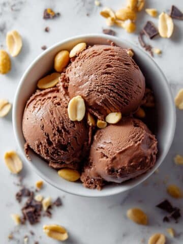 Chocolate Peanut Butter Ninja Creami Protein Ice Cream Recipe
