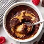 Chocolate Peanut Butter Mug Cake Recipe