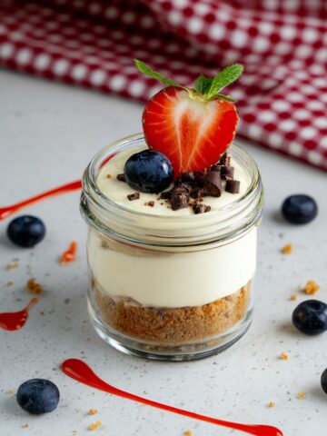 Healthy Protein Cheesecake Jars Recipe