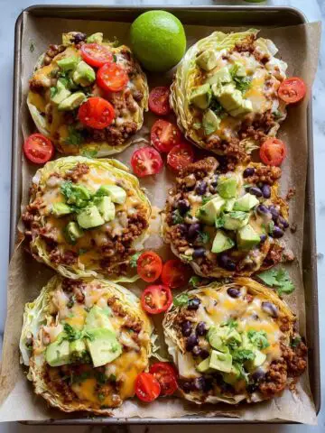 Cabbage Steaks — Taco-Style Recipe