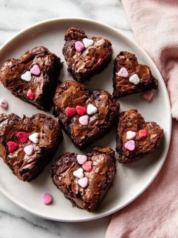 Heart Shaped Brownies Recipe