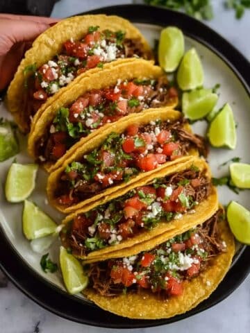 Crock Pot Carne Asada Street Tacos Recipe