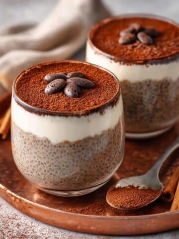 Tiramisu Chia Pudding with Greek Yogurt Recipe