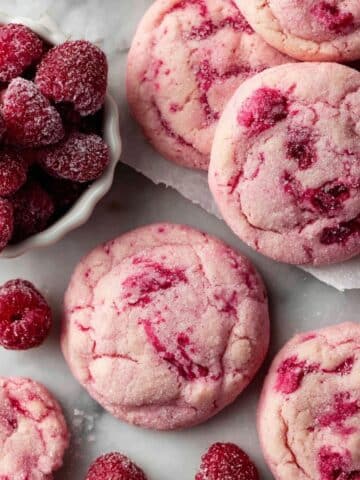 Chewy Gluten-Free Raspberry Cookies Recipe
