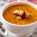 Roasted Tomato Basil Soup Recipe