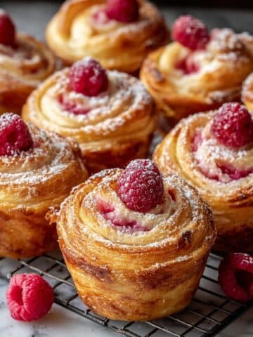 Raspberry Cream Cheese Cruffins Recipe