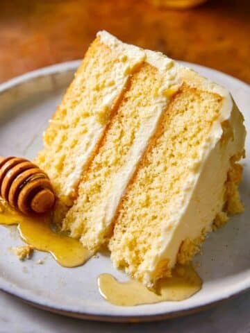 Cornbread Cake with Whipped Honey Buttercream Frosting Recipe