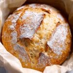 Dutch Oven No Knead Crusty Bread Recipe