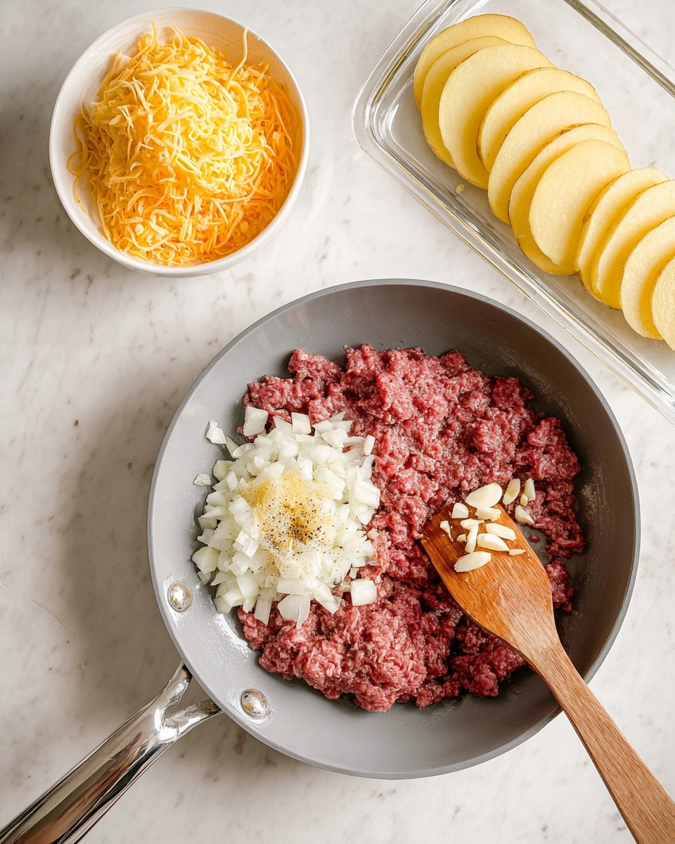 Hobo Casserole Ground Beef Recipe - Recipe Image