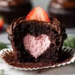Chocolate Covered Strawberry Cupcakes Recipe