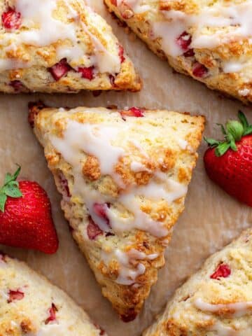 Strawberries and Cream Scones Recipe