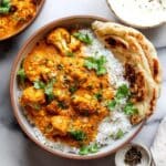 Butter Cauliflower Curry with Spiced Tomato Sauce Recipe