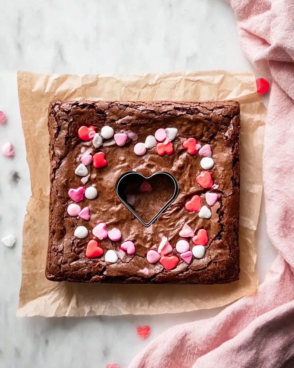 Heart Shaped Brownies Recipe - Recipe Image