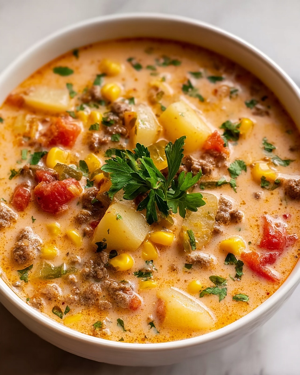 Creamy Cowboy Soup: Hearty Southwestern One-Pot Meal Recipe - Recipe Image