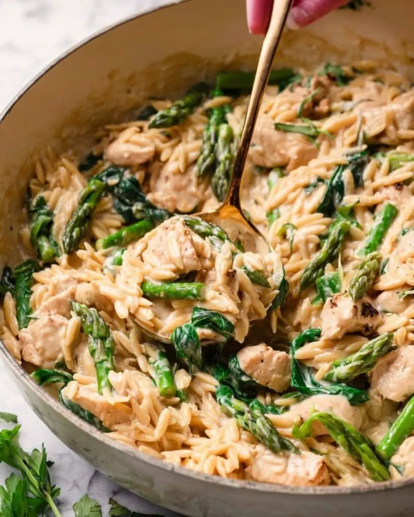 One Pot Chicken Orzo Recipe
