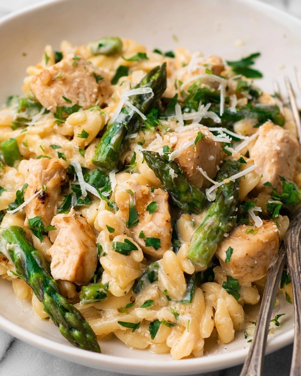 One Pot Chicken Orzo Recipe - Recipe Image