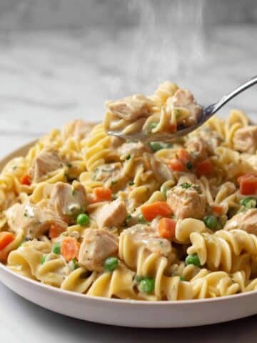 Quick Chicken Pot Pie Pasta Recipe