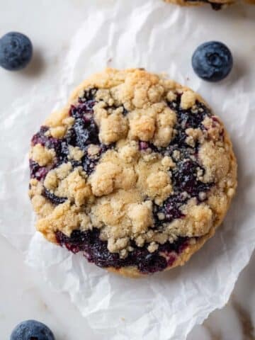 Blueberry Muffin Cookies - Crumbl Copycat Recipe