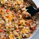 Cabbage Roll Skillet (Easy Keto Ground Beef Dinner Recipe) Recipe