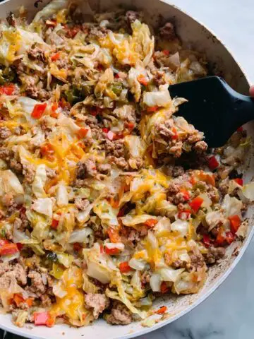Cabbage Roll Skillet (Easy Keto Ground Beef Dinner Recipe) Recipe