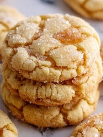 Crinkly Crackly Butter Toffee Sugar Cookies Recipe