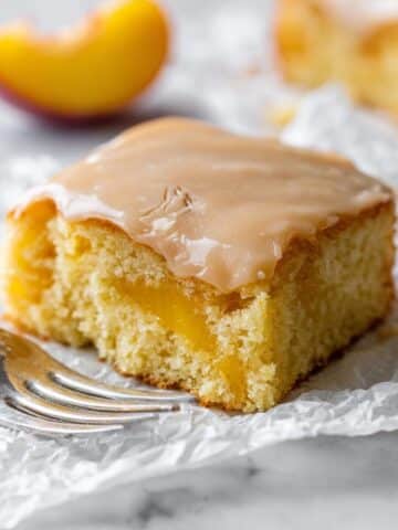 Brown Sugar Peach Cake Recipe