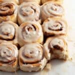 Banana Bread Cinnamon Rolls with Cream Cheese Frosting Recipe