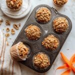 One-Bowl Healthy Oatmeal Carrot Muffins Recipe