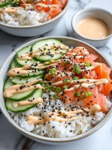 California Roll Sushi Bowls Recipe