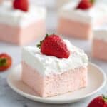3 Ingredient No Bake Strawberry Cloud Cake Recipe