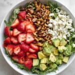 Strawberry Crunch Salad with Honey Champagne Vinaigrette Recipe
