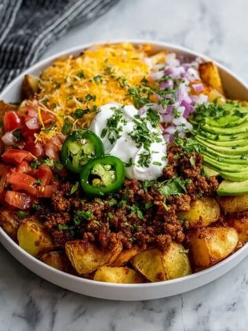 Loaded Potato Taco Bowl Recipe