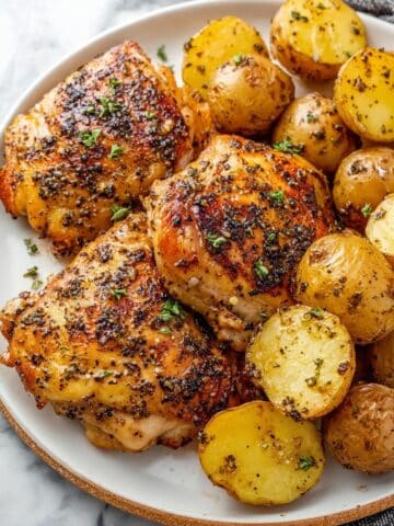 Oven Baked Citrus-Seasoned Chicken Breast and Thighs Recipe