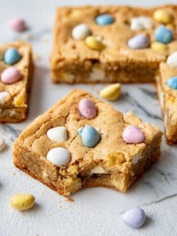 Brown Butter Cadbury Mini Egg Blondies Recipe