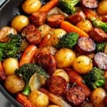 One-Pan Honey Garlic Kielbasa & Veggies: Easy Family Delight Recipe