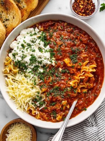 Vegetarian Lasagna Soup Recipe
