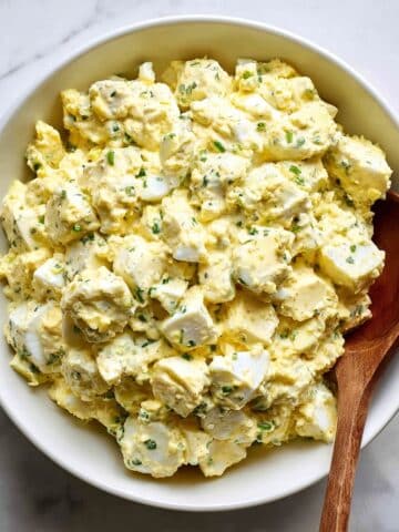Classic Egg Salad with Dill Pickles and Fresh Herbs Recipe