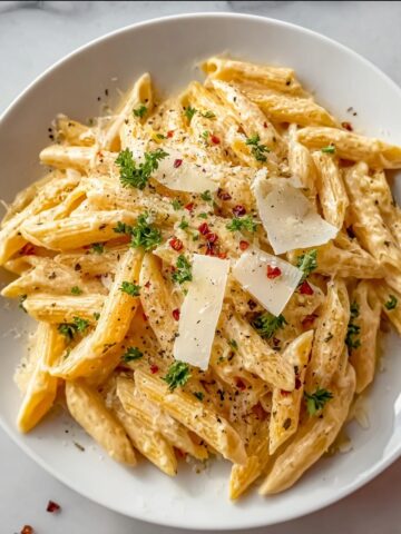 One Pot Creamy Garlic Pasta Recipe