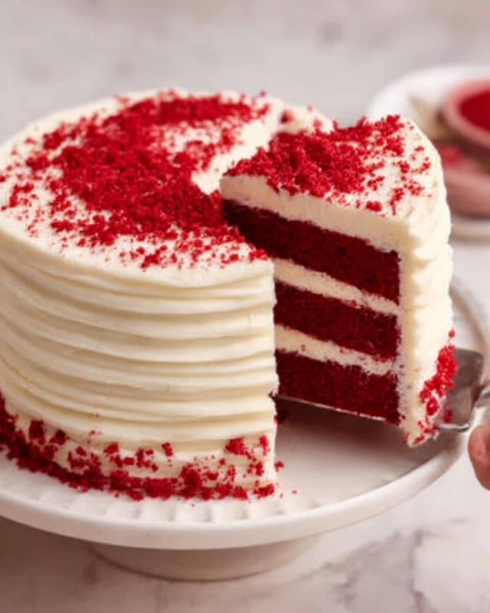 Best Red Velvet Cake - Soft & Moist Easy Red Velvet Cake