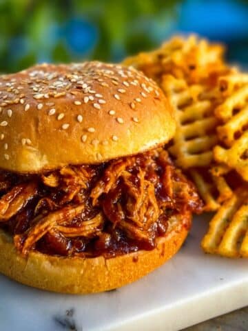 The Best Crockpot BBQ Chicken (Easy Pulled Chicken) Recipe