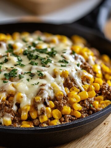 Golden Corn Ranch Beef Skillet Recipe