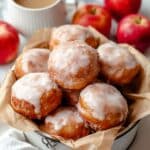 Apple Fritter Bites with Apple Cider Glaze Recipe