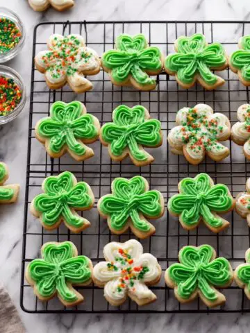 Vanilla Bean St. Patrick's Day Cookies Recipe