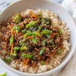 Teriyaki Turkey Rice Bowl Recipe