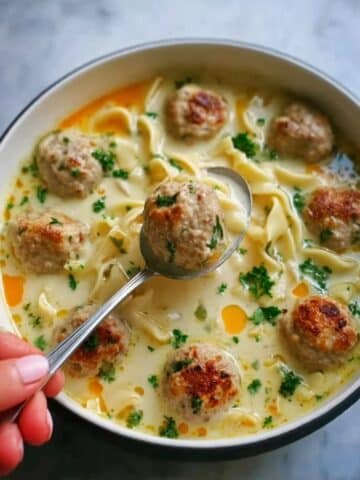 Cozy Swedish Meatball Soup Recipe