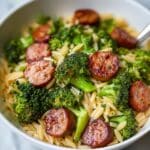 Chicken Sausage and Broccoli Orzo Recipe